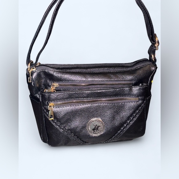 Beverly Hills Polo Club Black Multi-Section Crossbody Bag | NWT - Picture 12 of 12